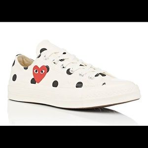 Comme Des Garçon x Chuck Taylor polka dot collab